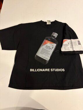 Billionaire Studios Baggy Streetwear Heavyweight t shirt Prometh with Codeine